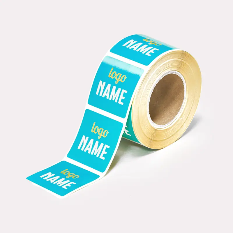 Sticker op rol